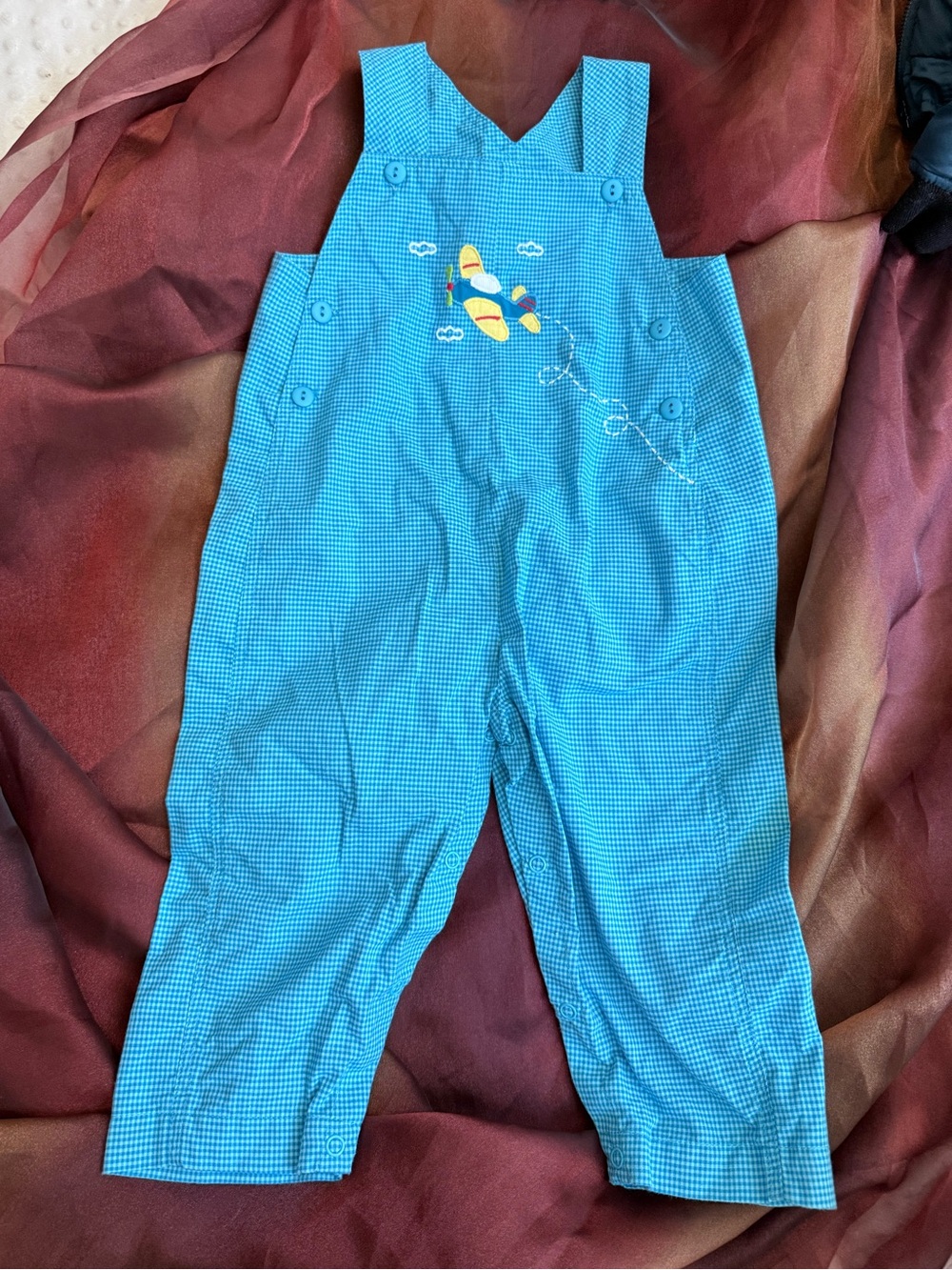 Vintage Infant/ Toddler Airplane Overalls